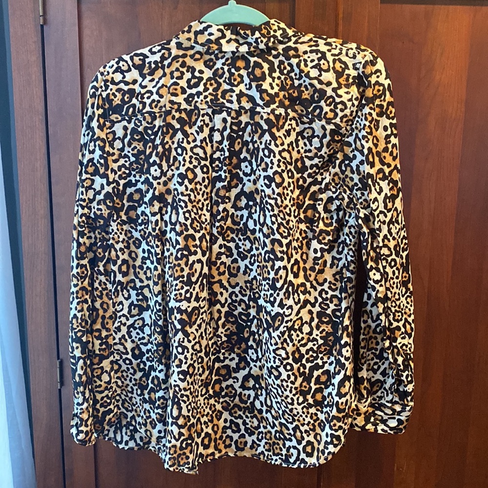 Talbots Cheetah Button Up - Picture 5 of 5